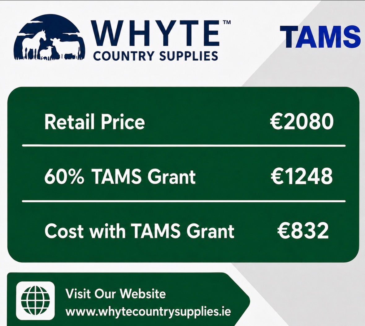 Horse Scales Tams Approved - Whyte Agri