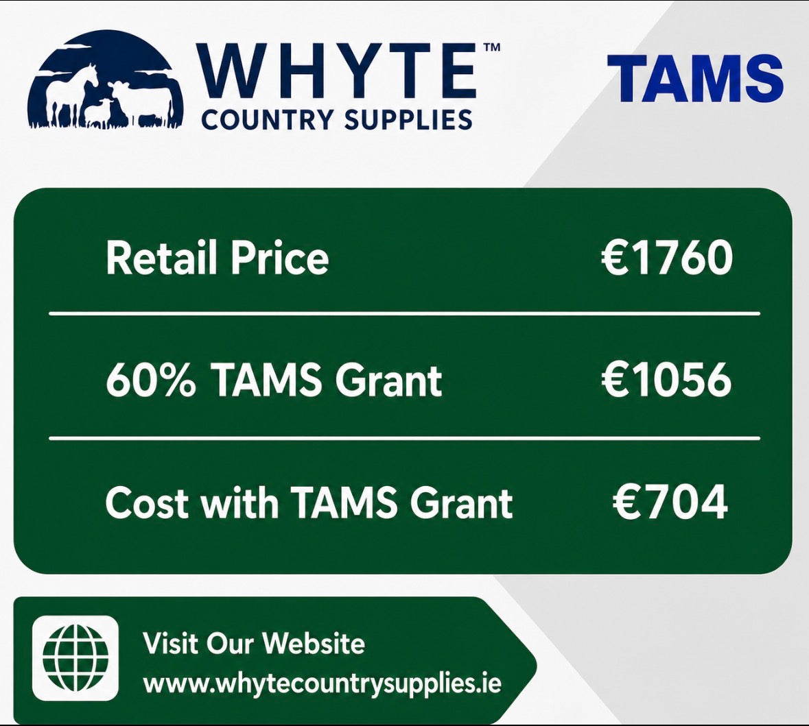Horse Scales Tams Approved - Whyte Agri
