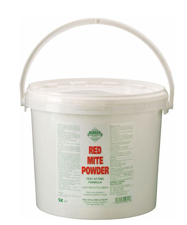 BARRIER RED MITE POWDER 5KG - Whyte Agri