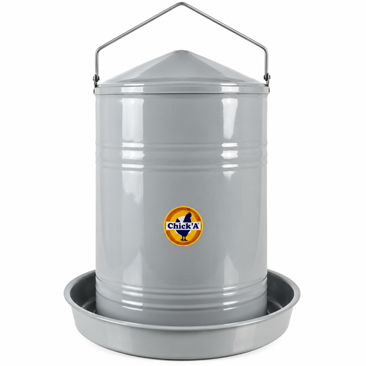 Chick’A Enamel Grey Poultry Drinker 20L