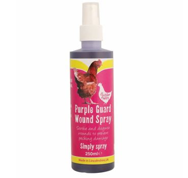 POULTRY PURPLE GUARD WOUND SPRAY 250ML - Whyte Agri