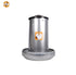 CHICK A FEEDER GALVANISED + PLASTIC COVER 40LTR