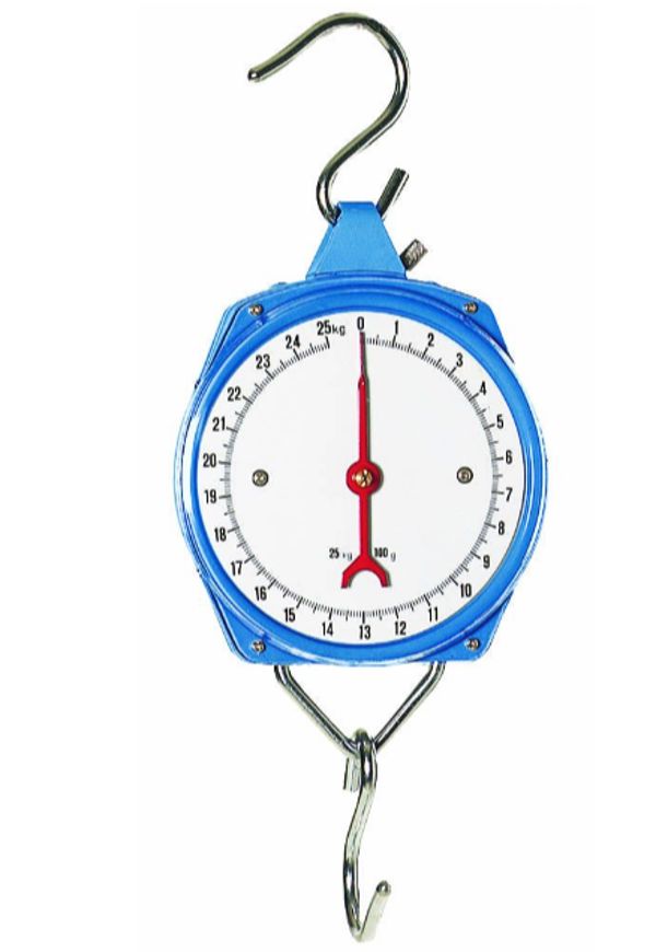 SPRING SCALES 25KG 100G GRADUATION