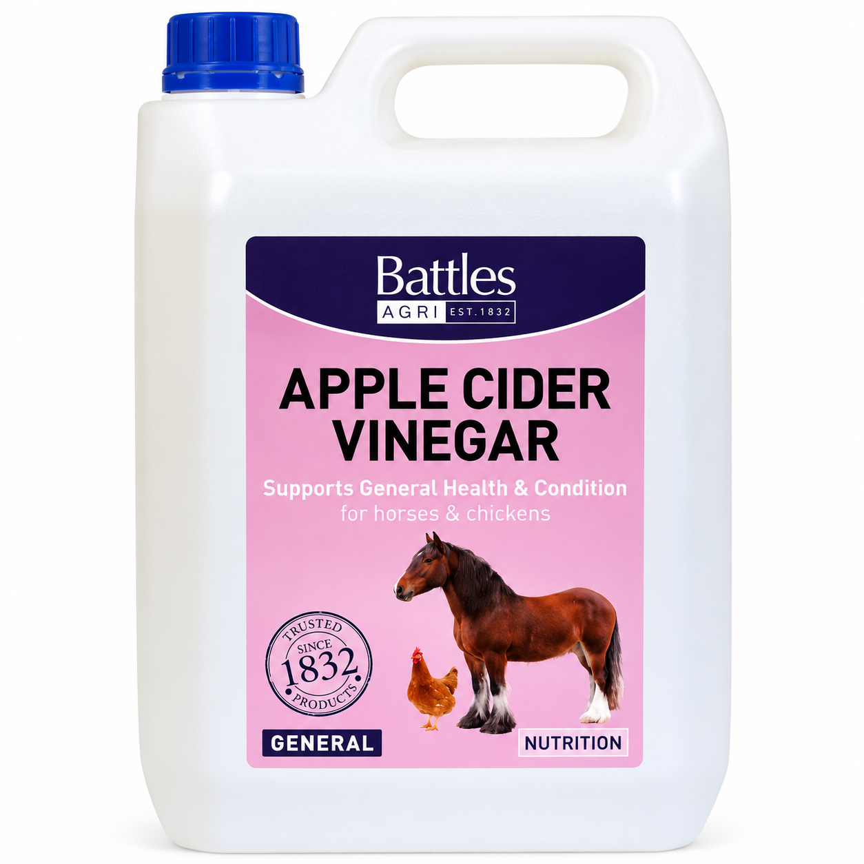 Apple Cider Vinegar 5L for Horses & Poultry | Whyte Country Supplies