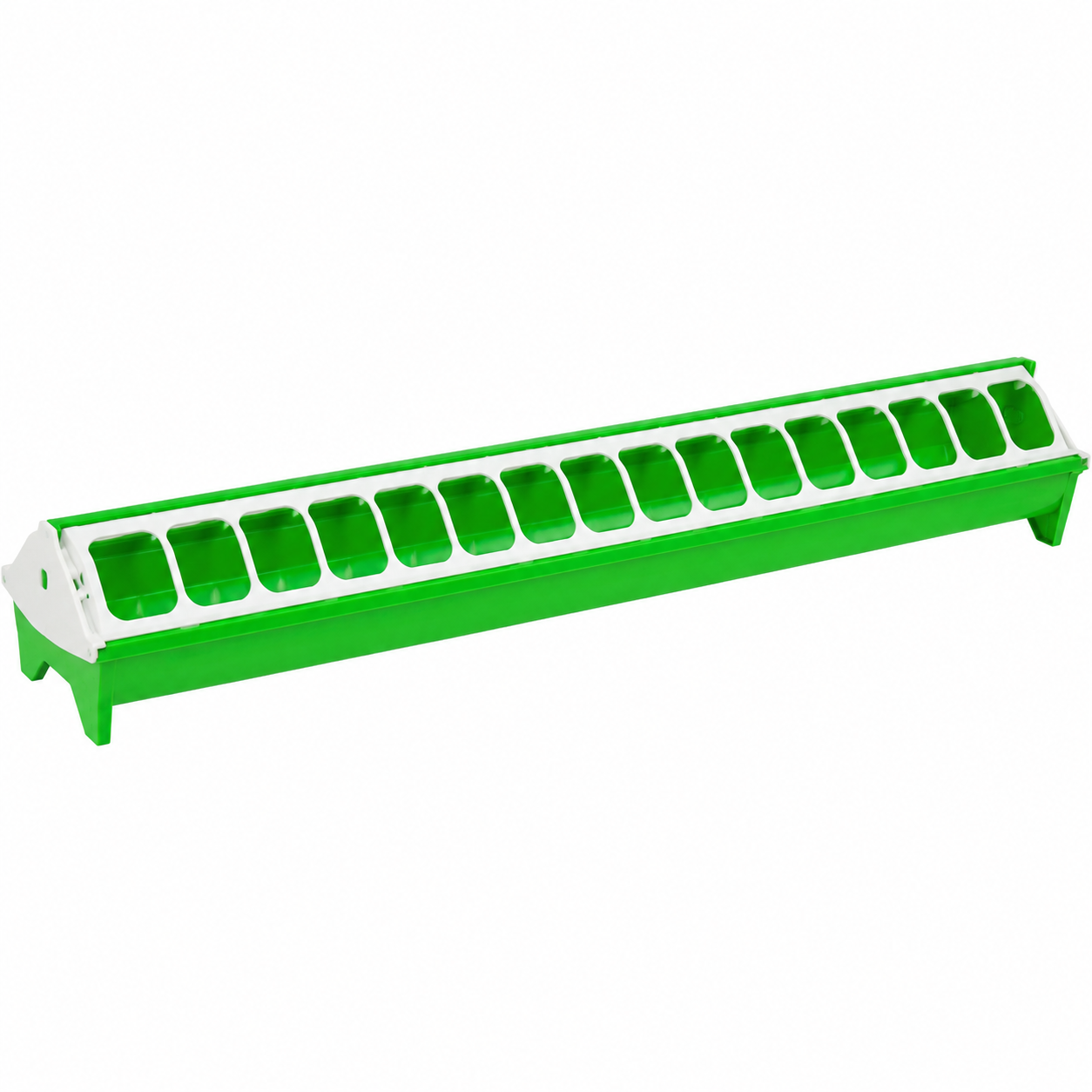Chick A Plastic Poultry Feeder Green – 50cm