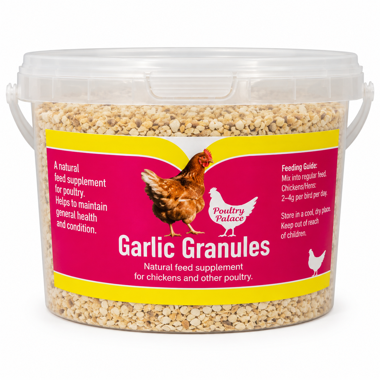 Poultry Garlic Granules – Natural Feed Supplement for Chickens & Poultry
