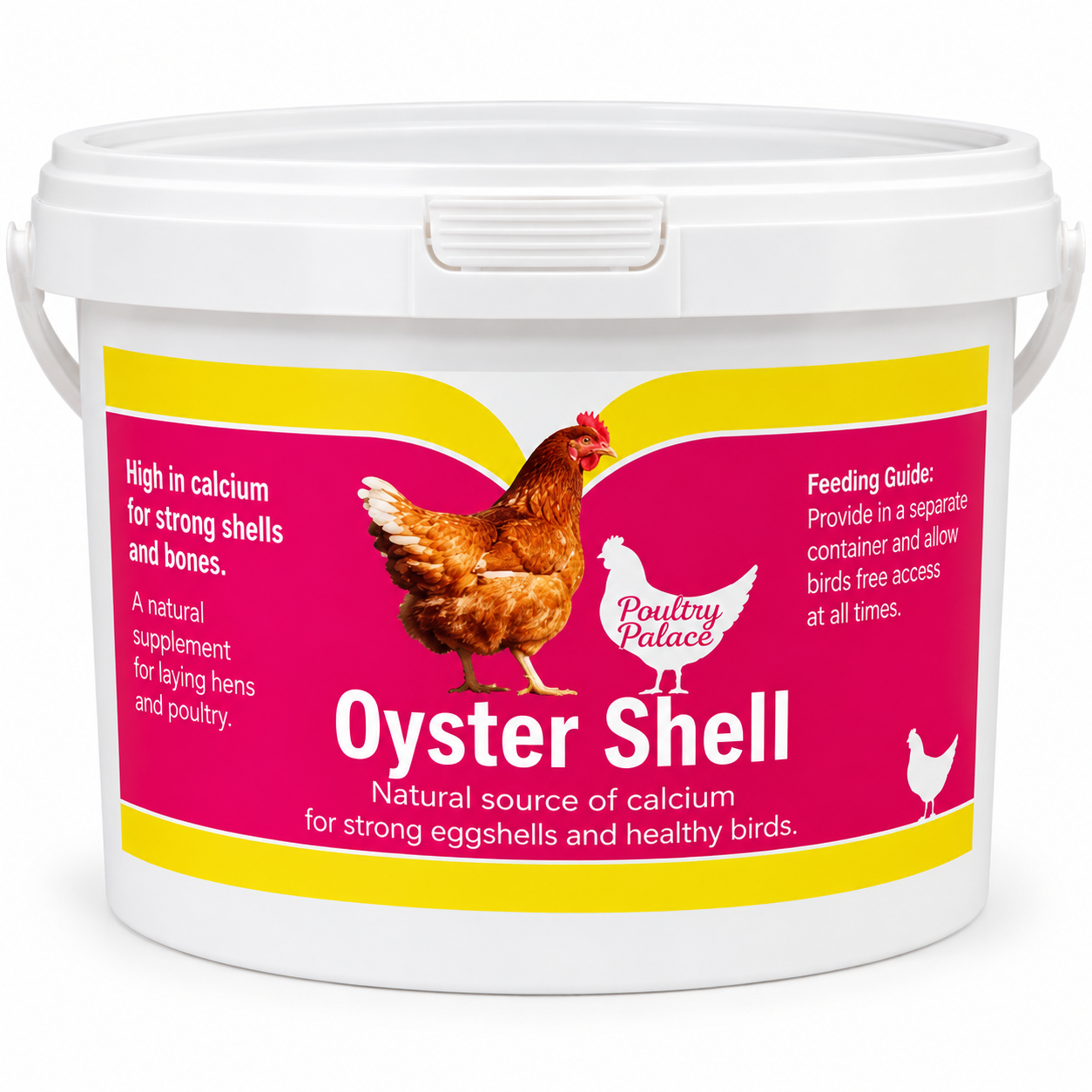 Poultry Oyster Shell – Natural Calcium Supplement for Chickens & Laying Hens