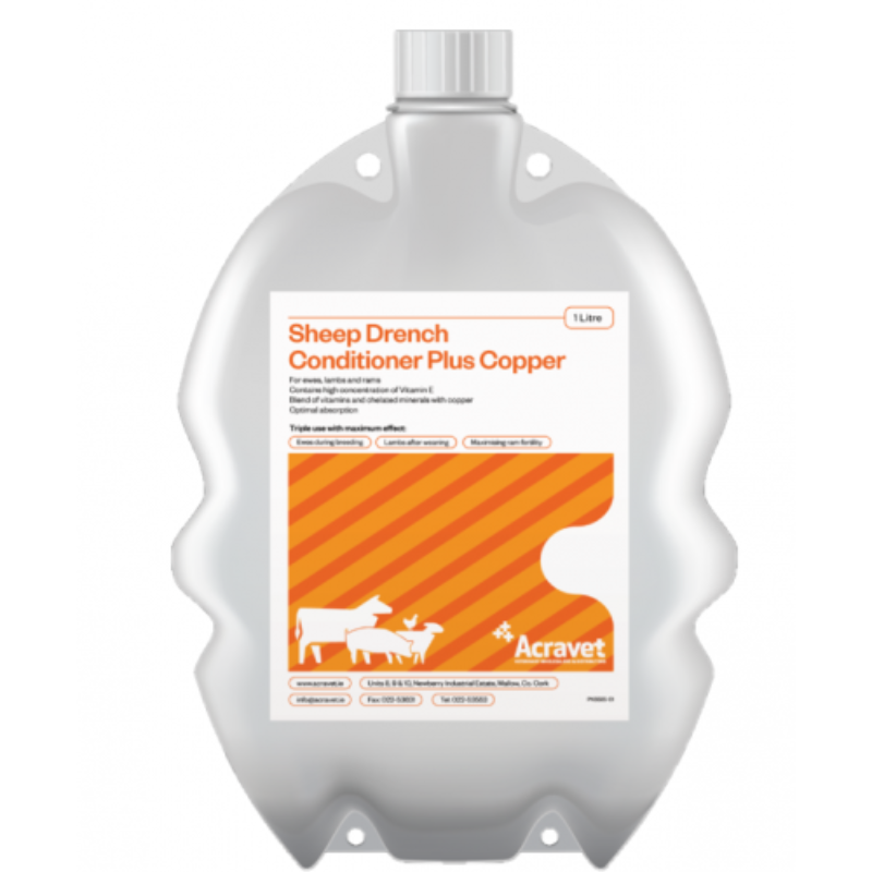 Sheep Drench Conditioner Plus Copper (1ltr free of charge)
