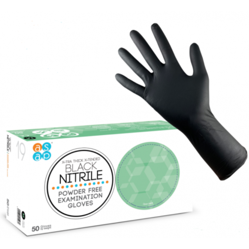 Extra Thick Black Nitrile Glove