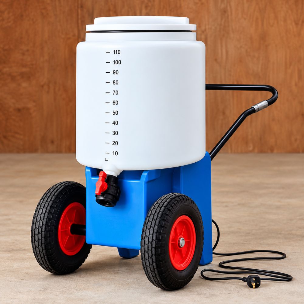 Wydale 110L Milk Trolley with Mixer – 2 Year Warranty